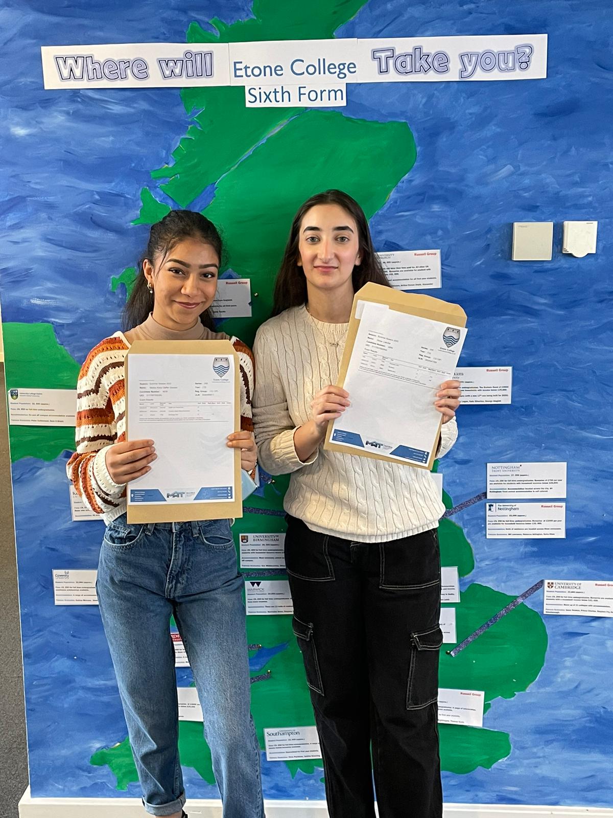 A Level Results Day - Etone College