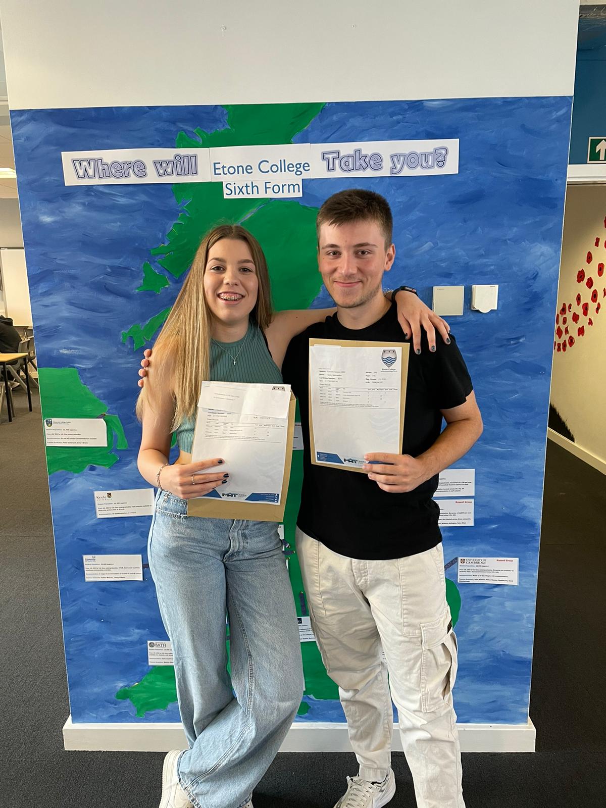 A Level Results Day - Etone College