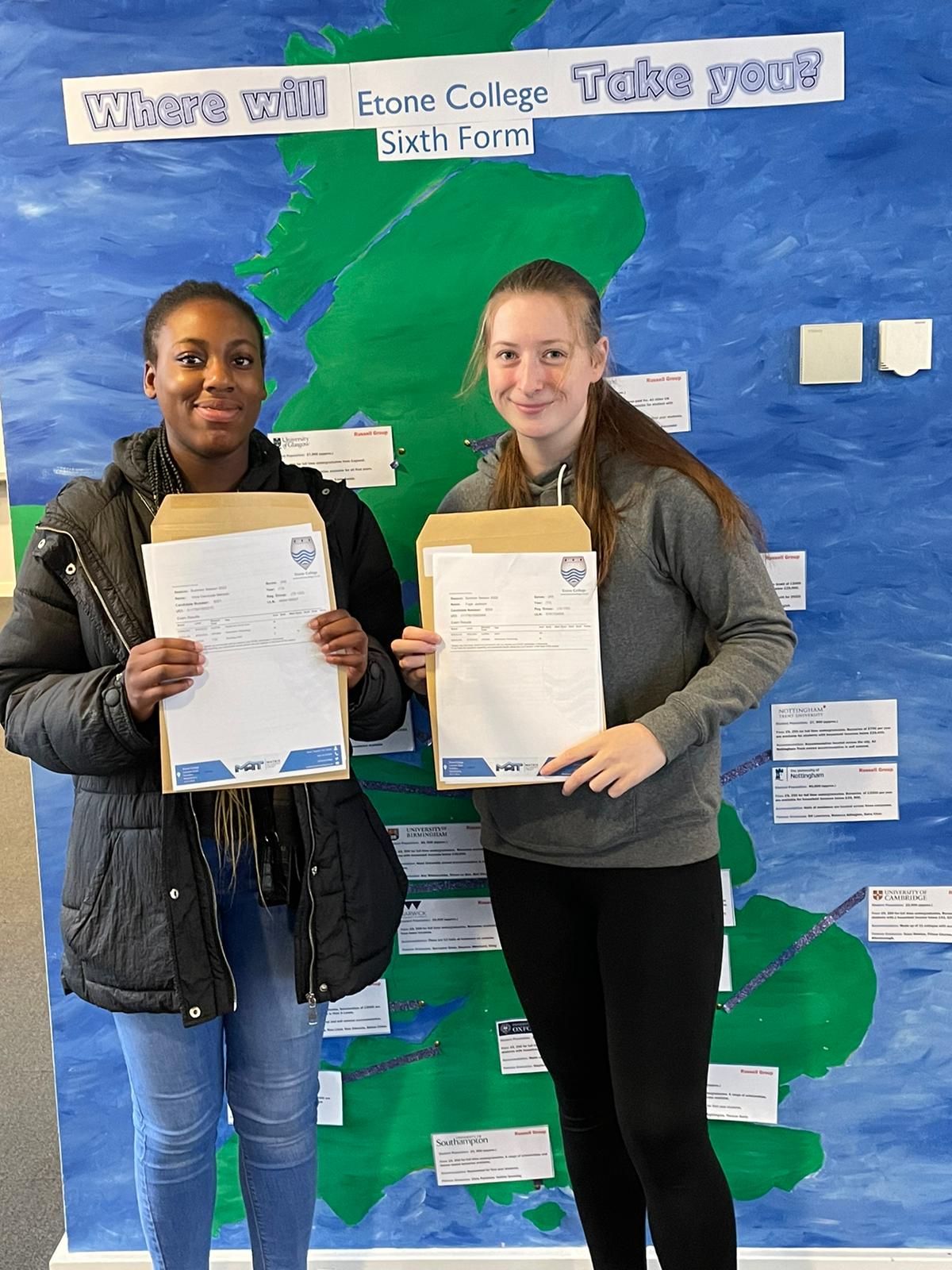 A Level Results Day - Etone College