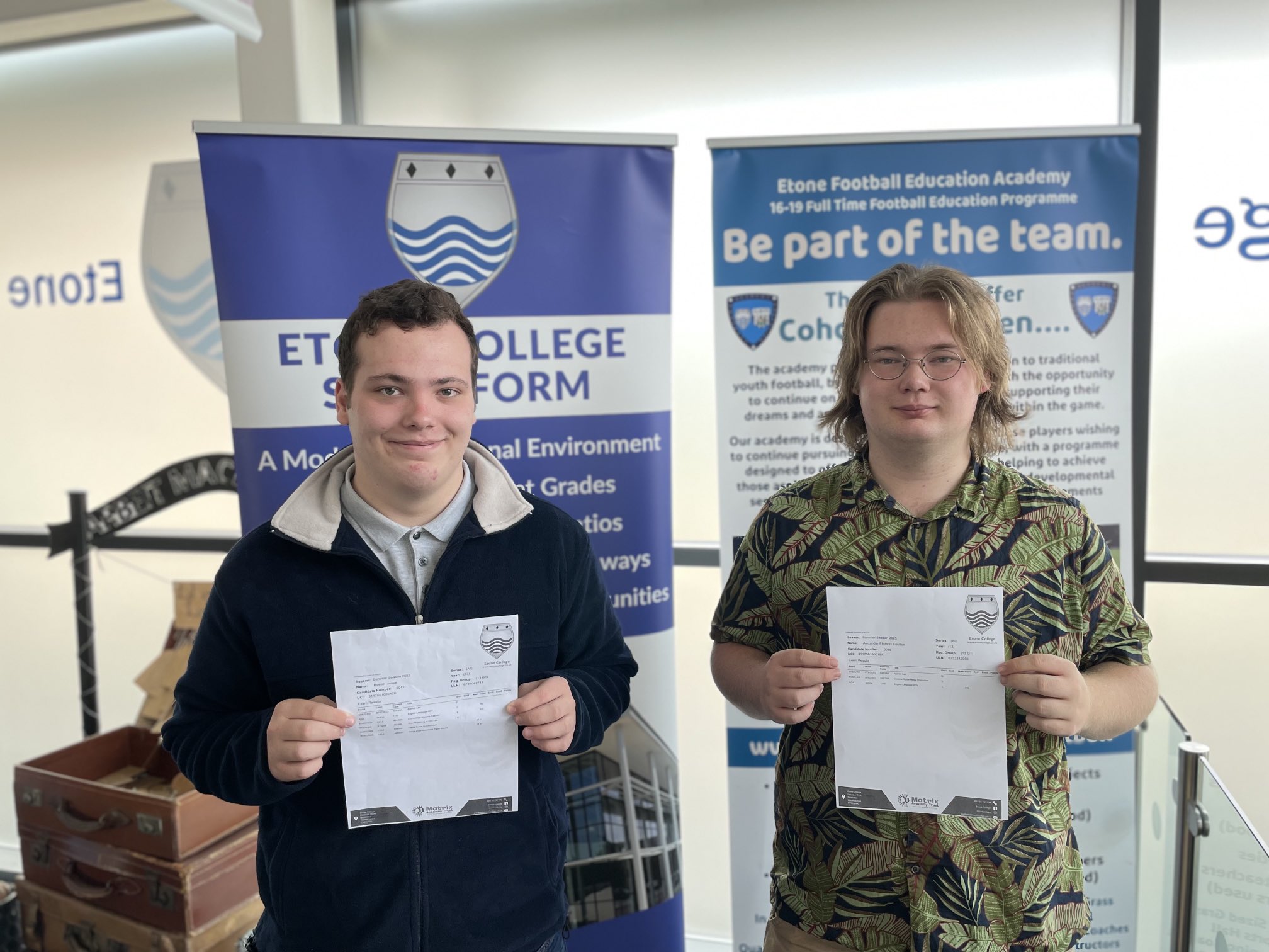 A Level Results Day 2023 - Etone College