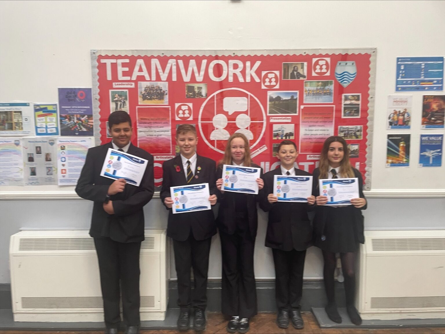 Silver Awards for Careers Ambassadors Etone College