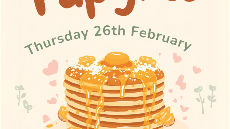 Colorful Pancake Stack Charity Poster